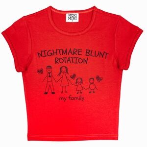 Baby Crop Top Tee NWOT